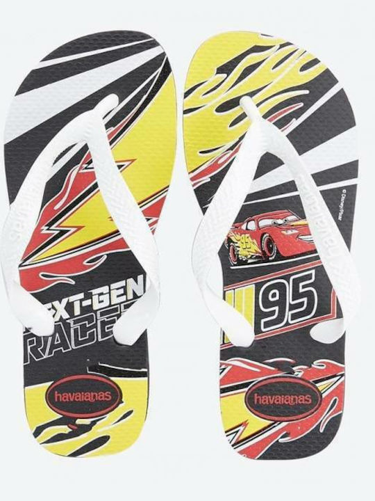 Παιδικές Σαγιονάρες Flip Flops Disney Cars Λευκές Cars