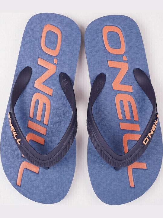 Șlapi pentru copii Flip Flops Albastre Profile Logo