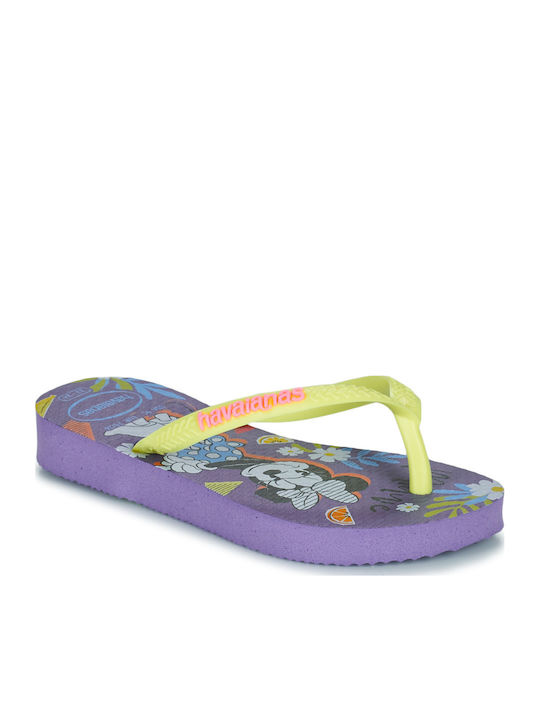 Kids' Flip Flops Minnie Purple Slim Disney Cool