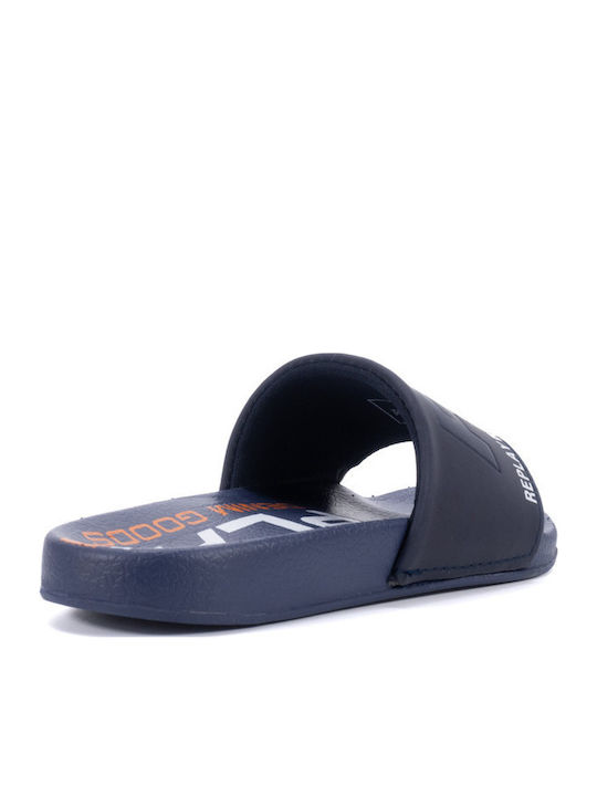Παιδικές Σαγιονάρες Slides Navy Μπλε Kids Slide Jr Boy