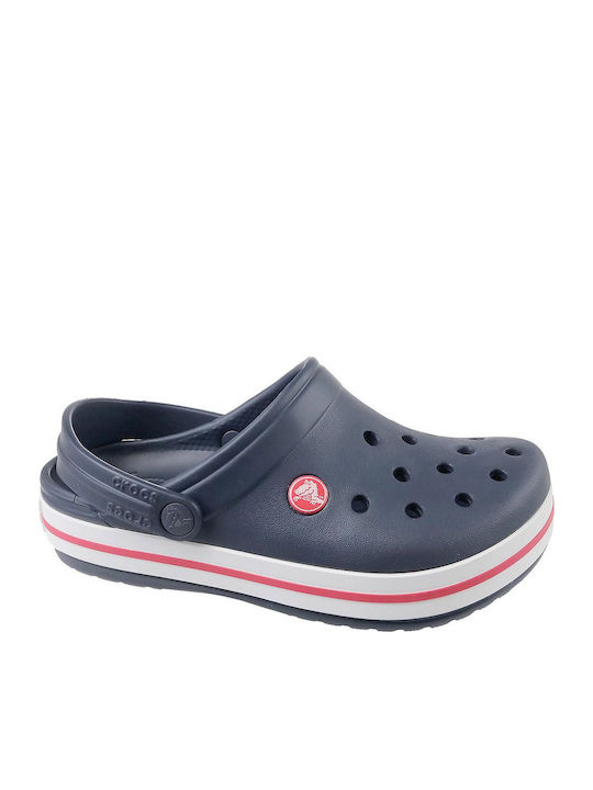 Crocband Παιδικά Ανατομικά Σαμπό Θαλάσσης Navy Μπλε Navy/Red
