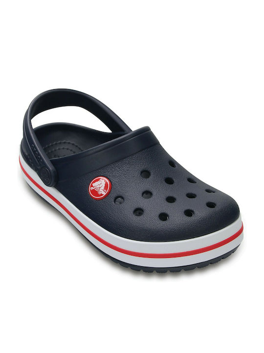 Crocband Παιδικά Ανατομικά Σαμπό Θαλάσσης Navy Μπλε Navy/Red