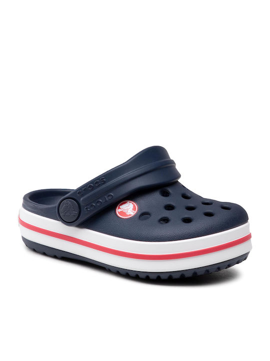 Crocband Παιδικά Ανατομικά Σαμπό Θαλάσσης Navy Μπλε Navy/Red