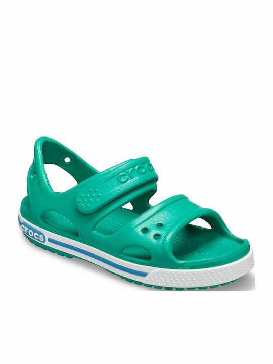 Crocband II Children's Anatomical Beach Shoes Green