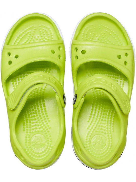 Crocband II Children's Anatomical Beach Shoes Green