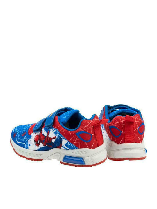 Kids Anatomic Sneakers for Boys with Hoop & Loop Closure Light Blue