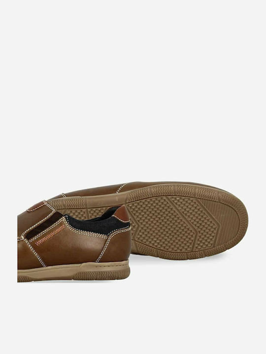 Leder Herren Mokassins in Braun Farbe