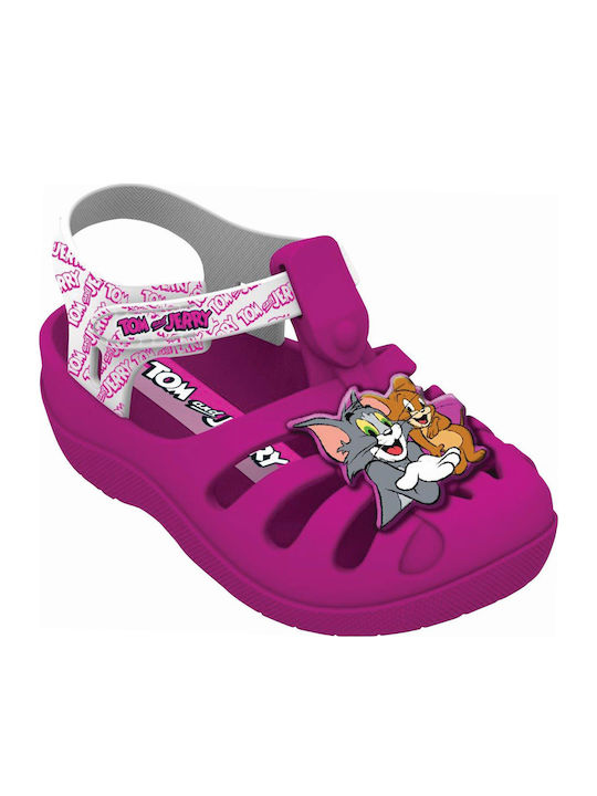Tom & Jerry Παιδικά Παπουτσάκια Θαλάσσης Φούξια