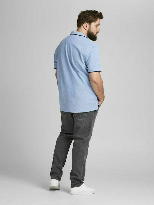 Jack & Jones Polo Short Sleeve Blouse Dusty Blue