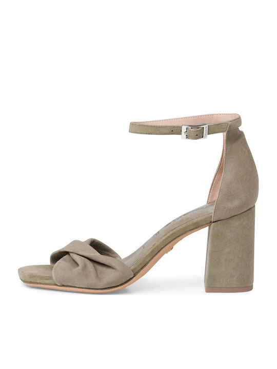Suede Sandals Sage