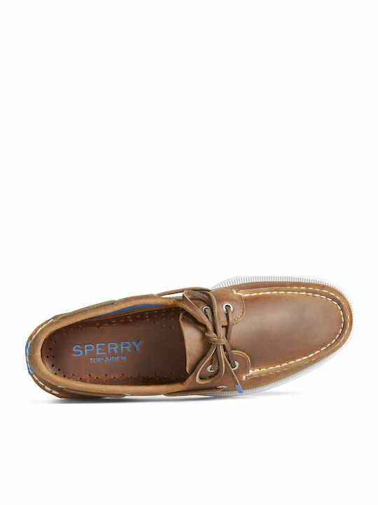 Δερμάτινα Ανδρικά Boat Shoes Tan