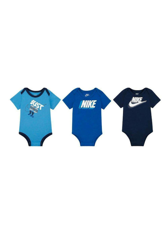 Nike Σετ Εσώρουχα Φορμάκια Κοντομάνικα για Αγόρι Μπλε