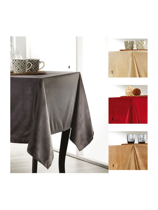 Whitegg Ζ022 Polyester Tablecloth 04 Anthracite 140x180cm