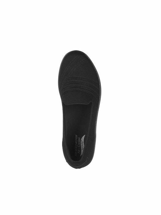 Skechers Damen Slip-Ons Schwarz