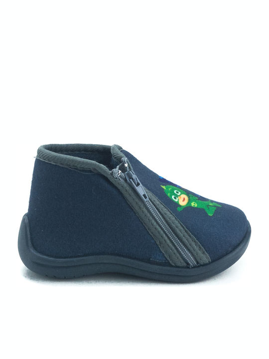 Zak Kids Slipper Ankle Boot Blue