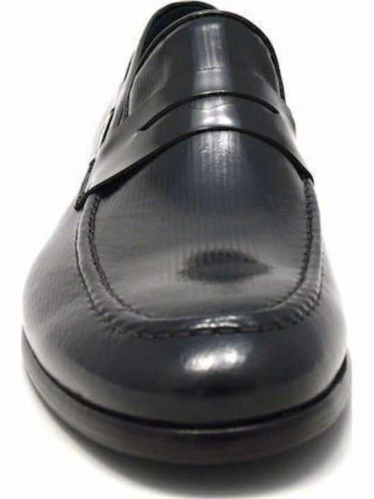 Δερμάτινα Ανδρικά Loafers Smooth Black