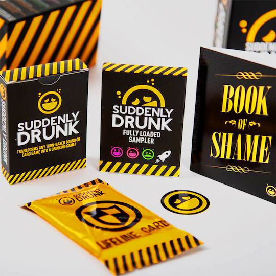 Board Game Suddenly Drunk's Box of Bad Ideas for 3-8 Players 21+ Years Old (EN) Breaking Games