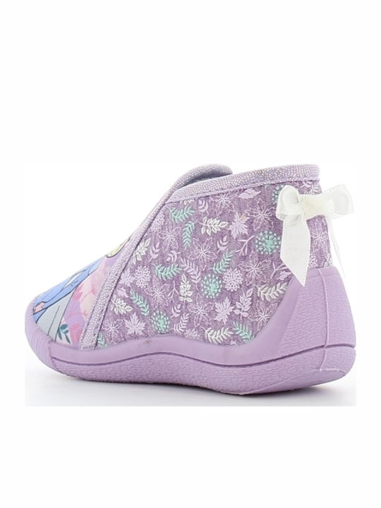 Kids Slippers Boots Lilac