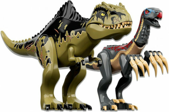 LEGO Jurassic World Giganotosaurus & Therizinosaurus Attack For Ages 9 Plus
