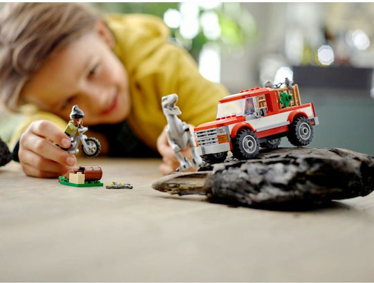 LEGO Jurassic World Синьо и Бета Velociraptor Capture за 6+ Години