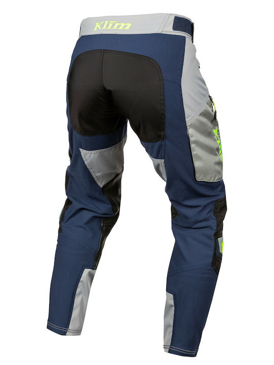 Klim Dakar In Boot Bărbați Pantaloni Motocross Cordura 4 Anotimpuri Vivid Gray