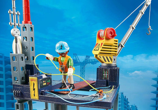 Playmobil City Action Construction with Lifting Crane for 4-10 years old