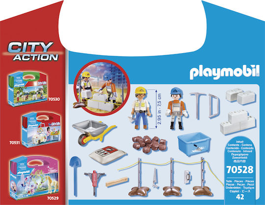 Playmobil Carry Case City Action Construction Set for 4-10 years old