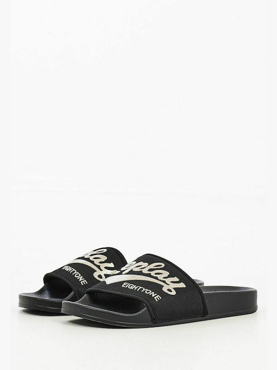 Replay Frauen Flip Flops in Schwarz Farbe