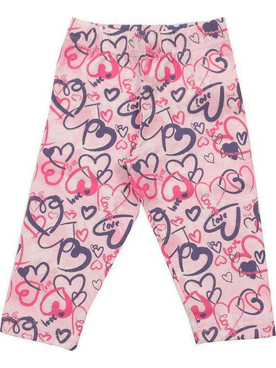 Set Kinder Leggings Lang Flieder