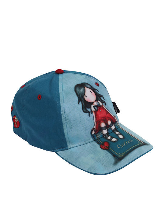 Santoro Kids' Hat Jockey Fabric Gorjuss My Story Blue