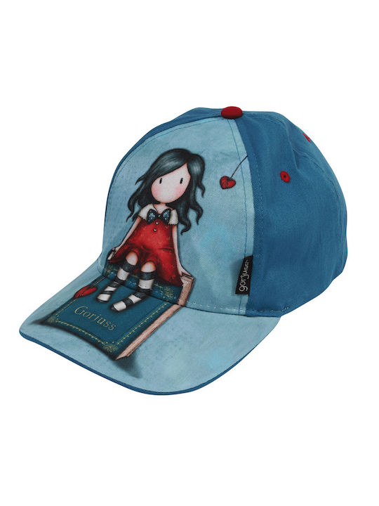 Santoro Kids' Hat Jockey Fabric Gorjuss My Story Blue