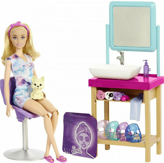 Barbie Wellness Σπα Σετ Κούκλας για 3+ Ετών 29εκ.