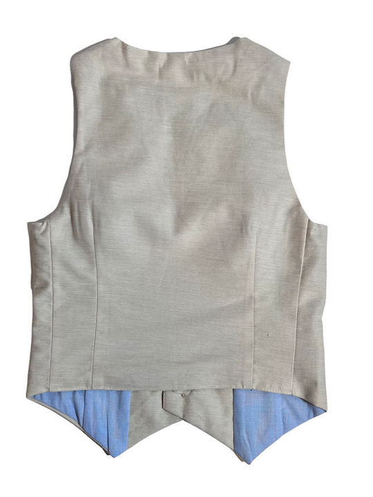 Kids Vest Beige