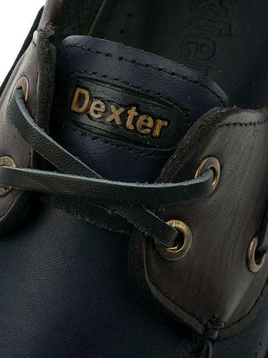 Δερμάτινα Ανδρικά Boat Shoes σε Μπλε Χρώμα