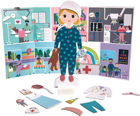 Floss & Rock Μαγνητικό Παιχνίδι Κατασκευών Florence Dress Up για Παιδιά 3+ Ετών