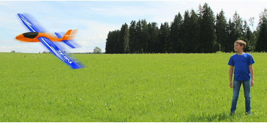 Jamara Kunststoff-Bauspielzeug Pilo XL Foam Glider EPP Blue-Orange für Kinder ab 3+ Jahre alt Jahren
