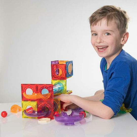 Vedes Magnetisches Spielzeug Bau- und Konstruktionsspielzeug Rutschbahn für Kinder ab 3 Jahren