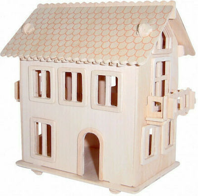 Anelixi Wooden Construction Toy Ευρωπαϊκό Σπίτι for 8+ years