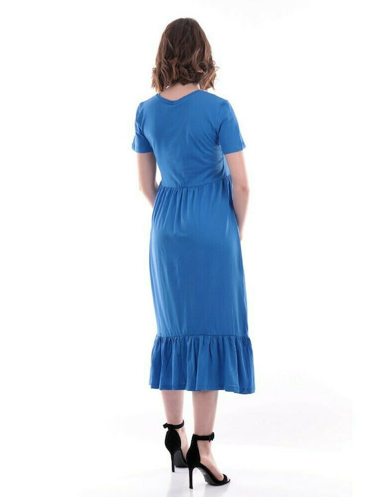 Only Summer Midi Dress Blue