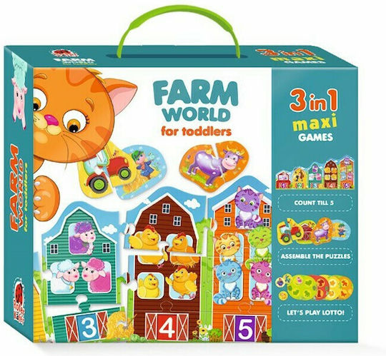 Roter Kafer Farm World Εκπαιδευτικό Παιχνίδι Γνώσεων για 3+ Ετών