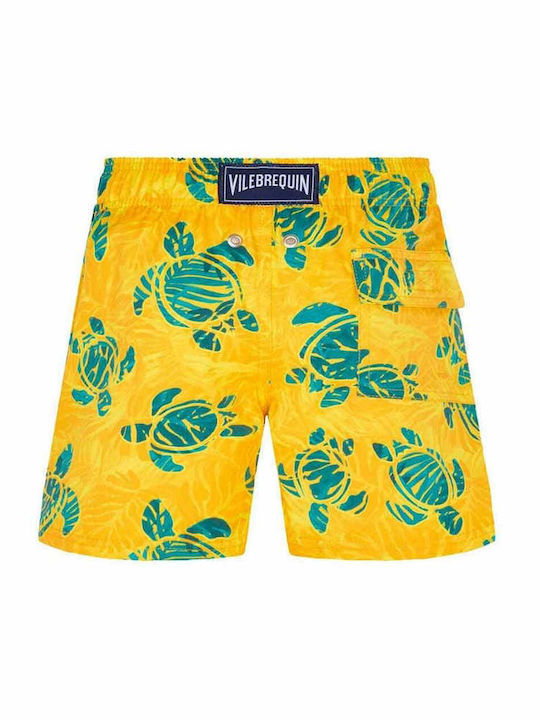 Vilebrequin Kids Swimwear Swim Shorts Yellow