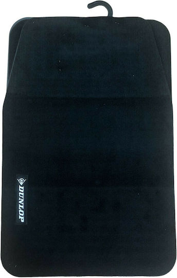Dunlop Satz Vorder- und Hintermatten Universal 4Stück aus Teppichboden Schwarz
