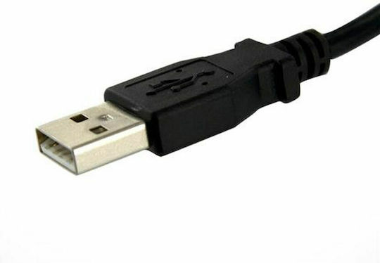 StarTech USB 2.0 Cable USB-A male - USB-A female Μαύρο 0.6m (USBPNLAFAM2)