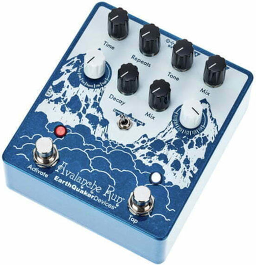 EarthQuaker Devices Avalanche Run Stereo Delay EQDAVA Pedală Efectul Reverberație Instrumente electroacustice, Chitară electrică și Bas electric
