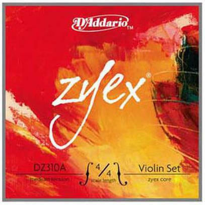 Daddario Single Synthetic Core String for Violin 4/4 / 1/4 Zyex Violin String Set Medium Tension 1/4