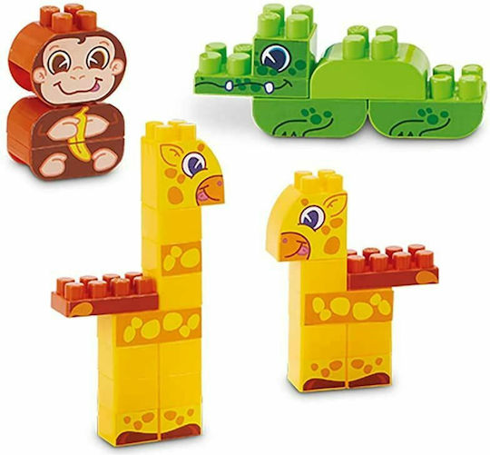Ecoiffier Jungle Barrel Building Blocks for 1.5+ Years 200 Pieces