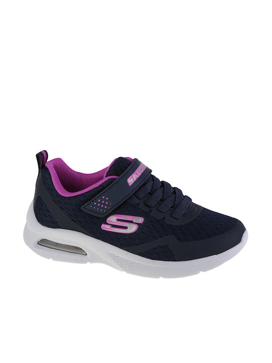 Skechers Kids Sports Shoes Running Microspec Max Navy Blue