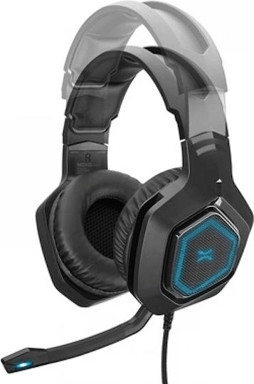Noxo Apex Über Ohr Gaming-Headset mit Verbindung USB Schwarz