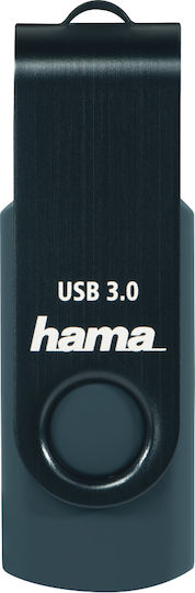 HAMA Rotate 64ГБ USB 3.0 Стик Син