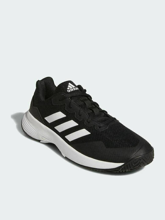 adidas Gamecourt 2.0 Men's Tennis Shoes for Hard Courts Core Black / Cloud White